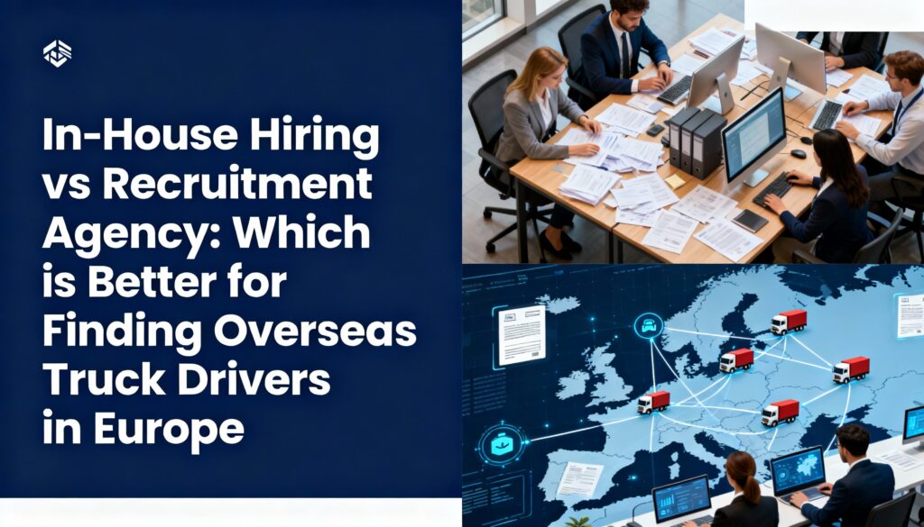 In-House Hiring Team vs Overseas Recruitment Agency: Which is Better for Hiring Overseas Truck Drivers for Europe?